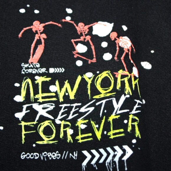 Fresh Laundry Paint Splatter Graphic Hoodie L - Picture 4 of 12
